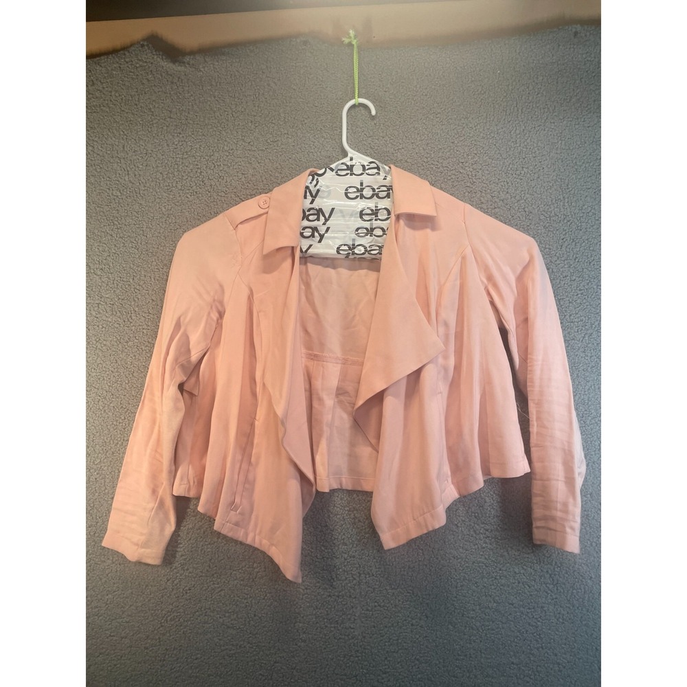 Torrid Womens Jacket Dressy High‎ Front Lower back. Light PEACH  Size 00 (10-12)